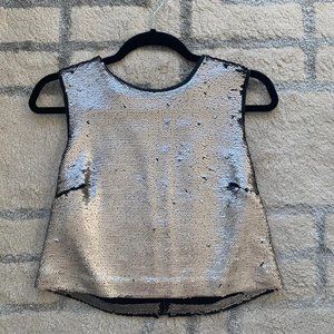 forever 21-sequin crop top